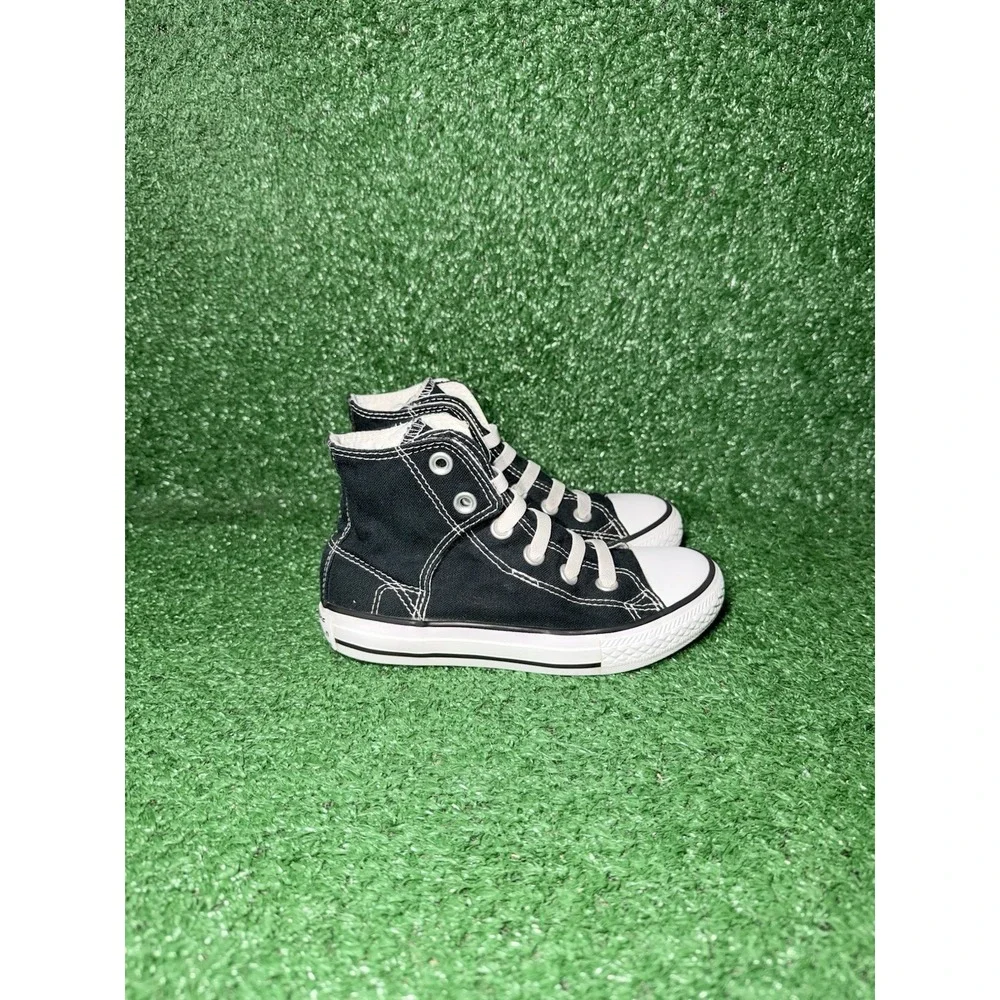 Converse Chuck All Star High Top Black White Girls Boys Kids Toddler Size 12C